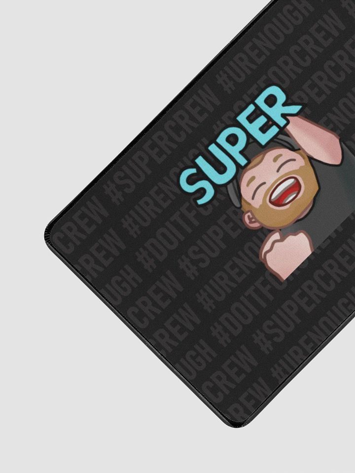 Super # - Black Desk Mat 12