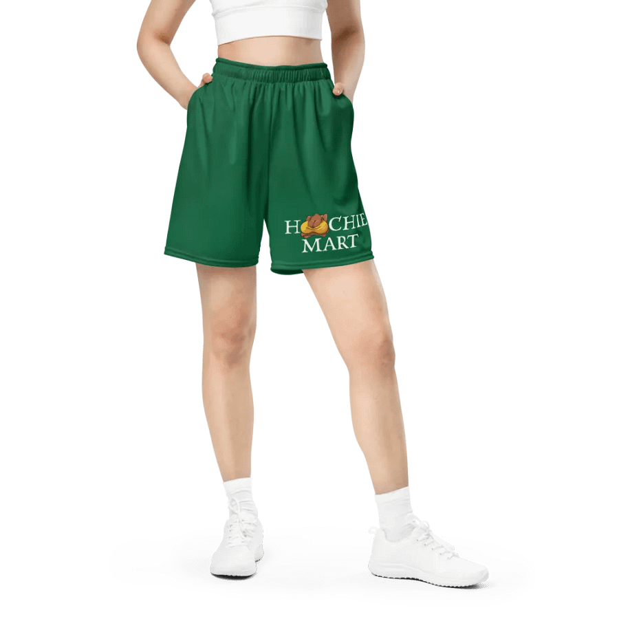 Hoochie Mart Unisex Mesh Shorts Emerald product image (11)