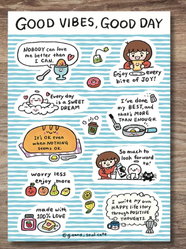 Good Vibes Good Day | Positivity Sticker Sheet product image (1)