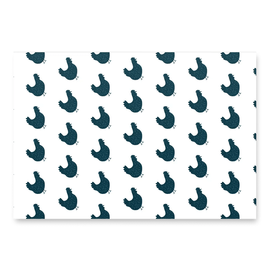 Country Chicken Wrapping Paper product image (3)