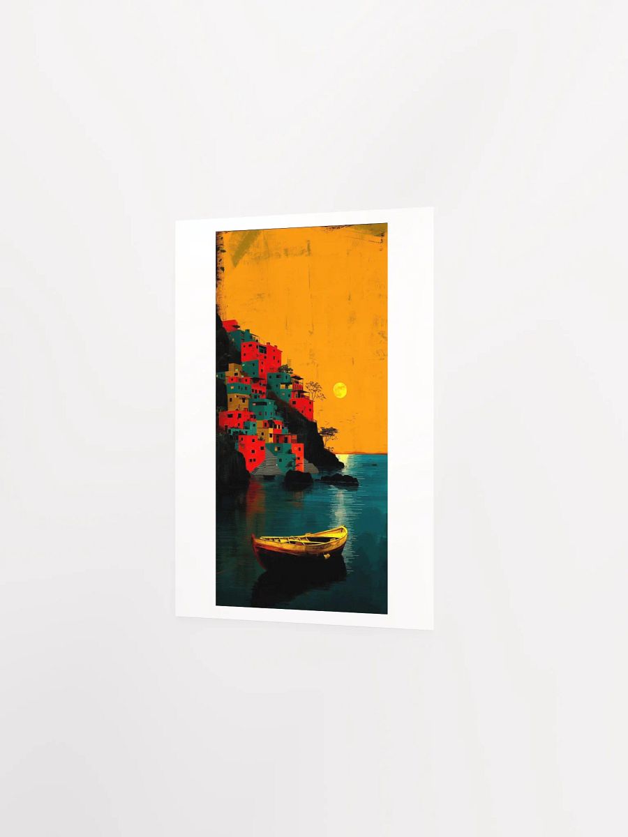 Golden Coastline Glow Poster product image (2)