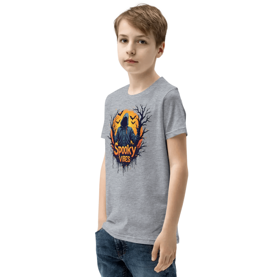 Spooky Vibes Hooded Youth T-Shirt product image (19)