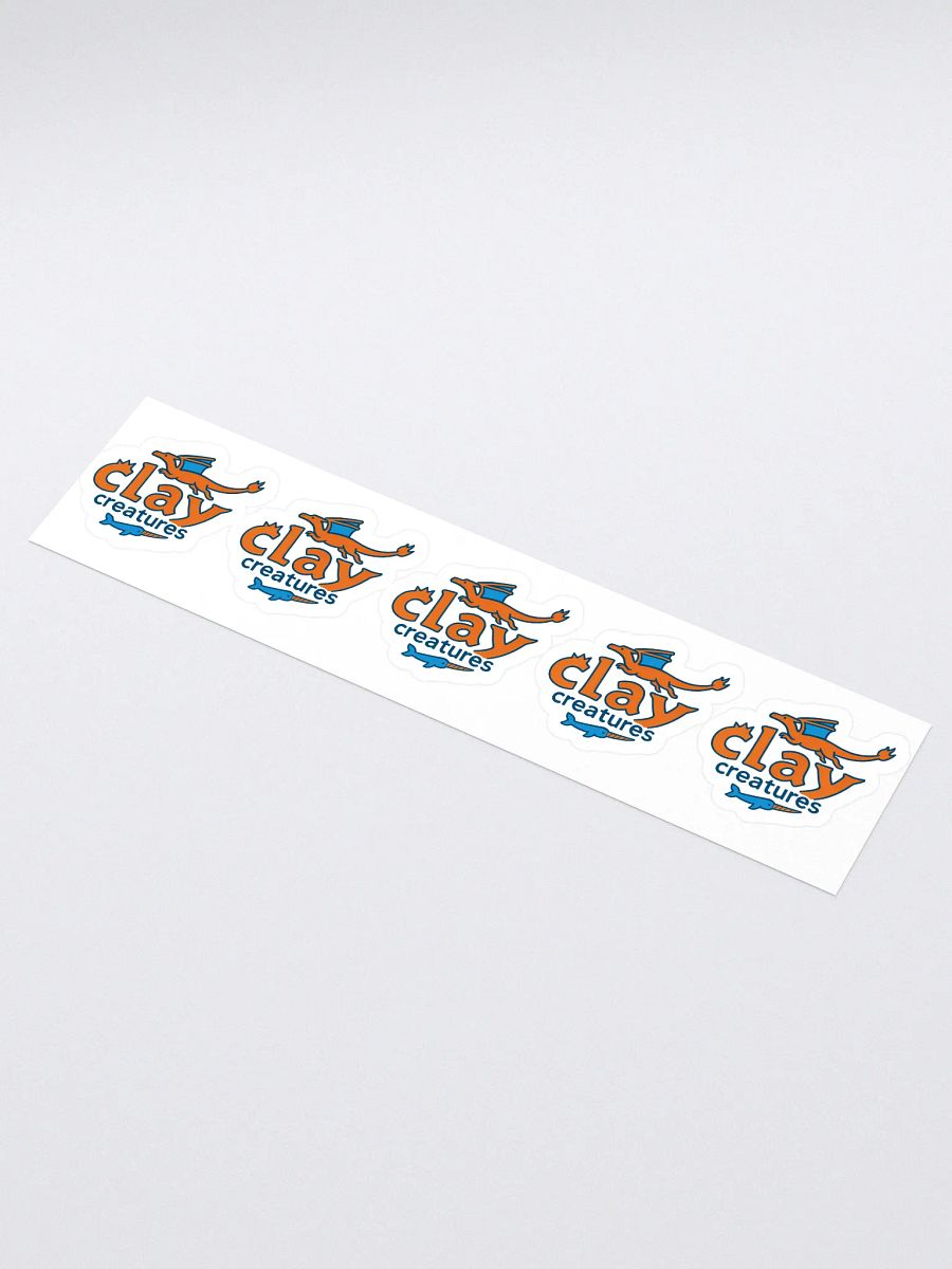 Clay Creatures Kiss Cut Stickers (Set of 5) product image (1)