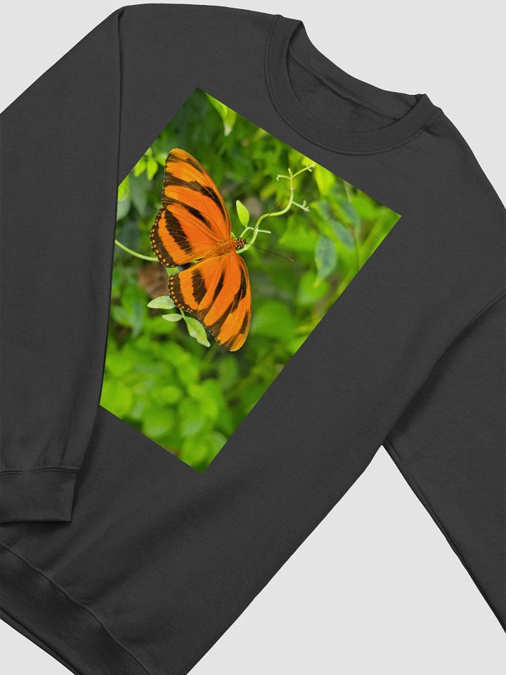 Banded Orange Longwing Tropical Butterfly Unisex Crewneck Jumper product image (1)