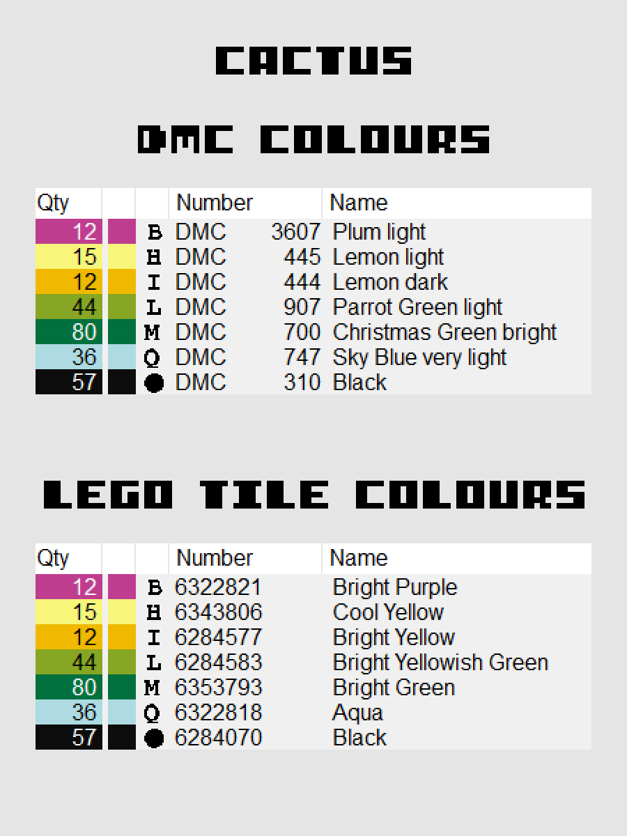 Cactus Pixel Art product image (4)
