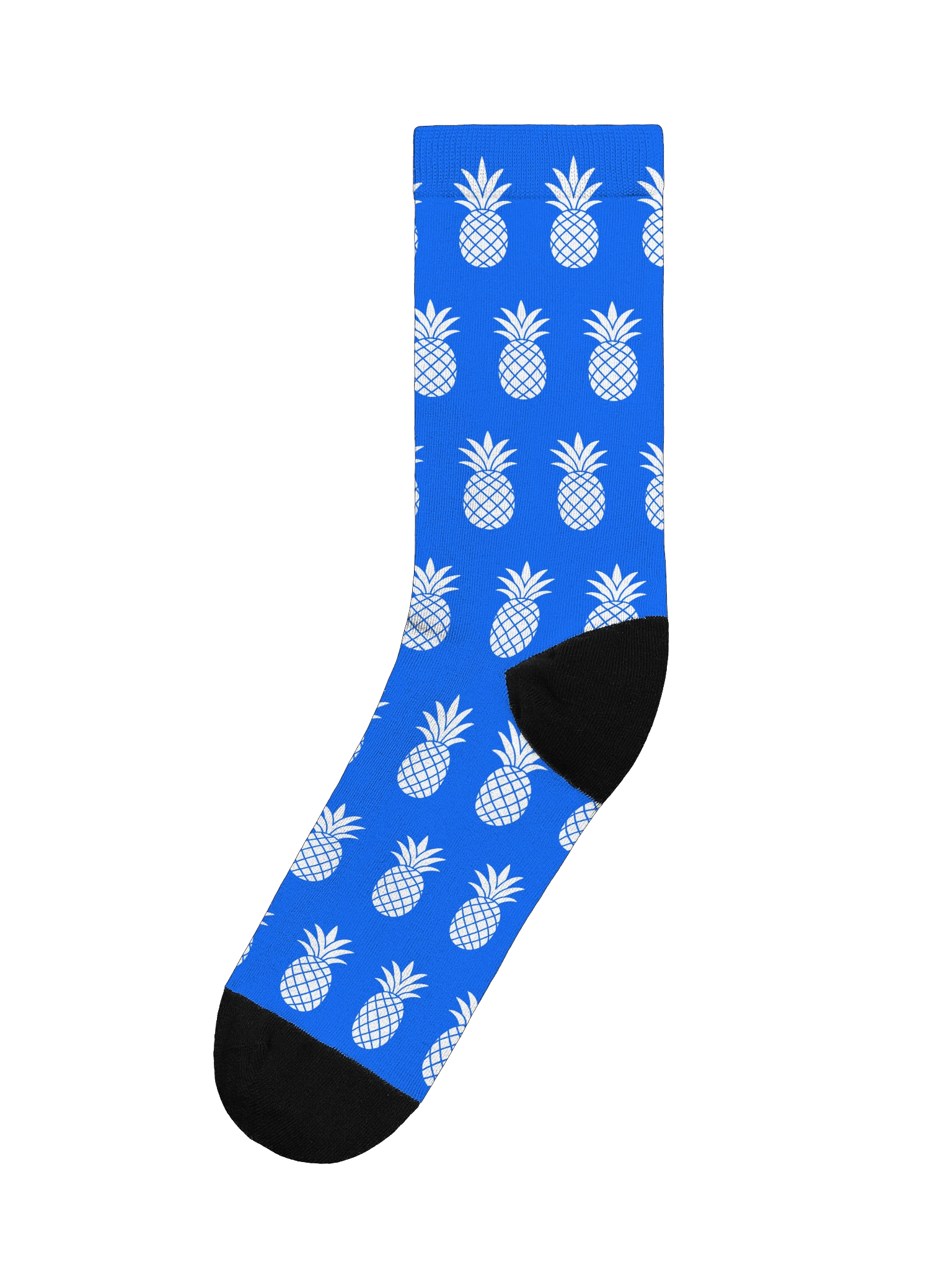 Blue & White Lucky Pineapple™ Socks product image (1)