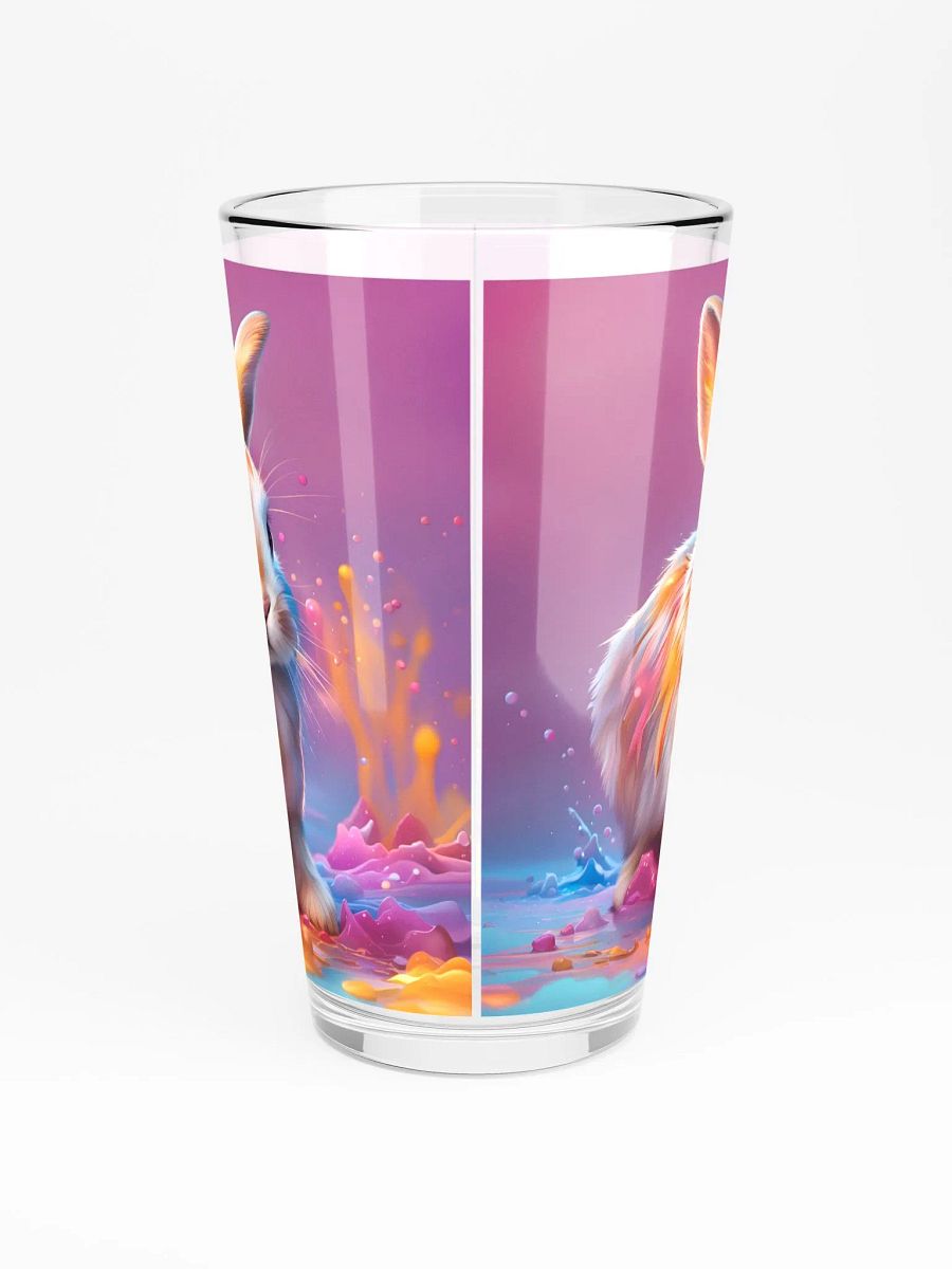 Colorful Bunny Pint Glass product image (3)