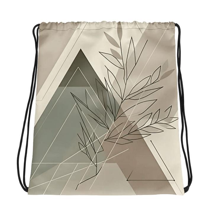 Leafline Elegance Drawstring bag product image (2)