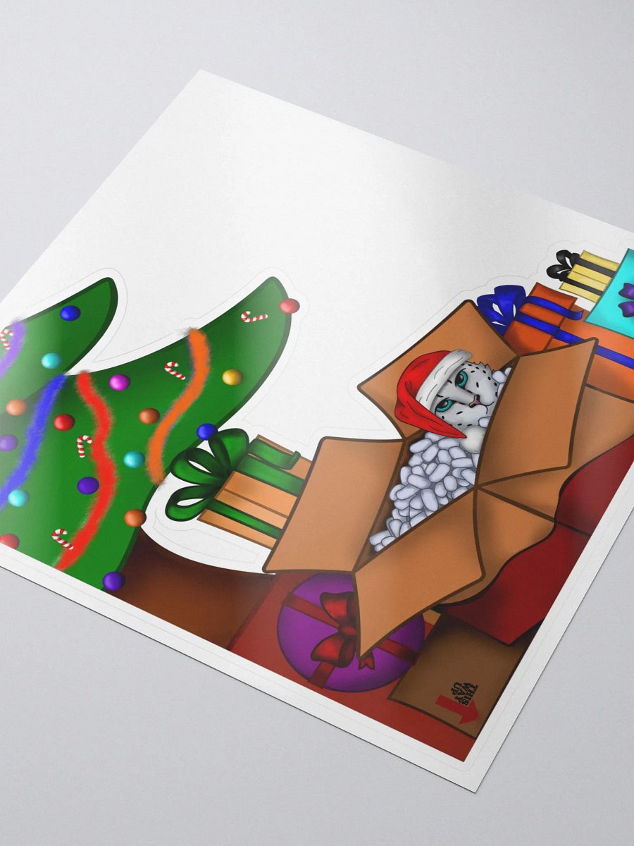 Grumpy xmas sticker product image (3)
