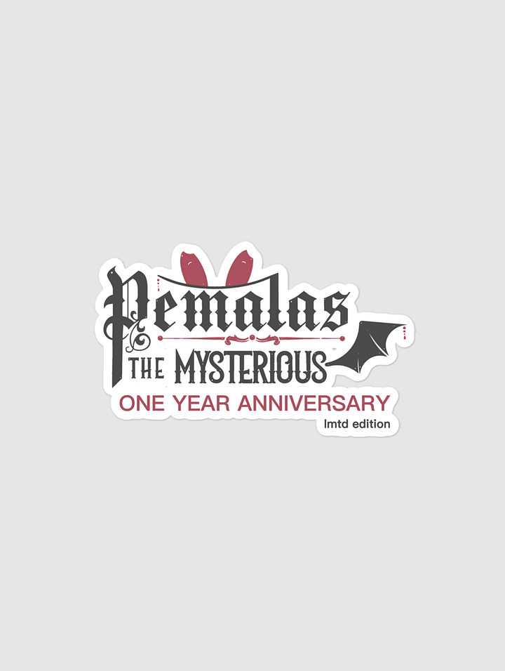 Pema's 1st Year Anniversary Sticker - Logo product image (1)