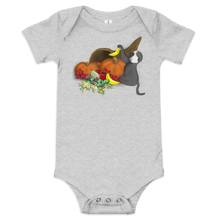 Harvest Monkey Baby Onesie product image (4)