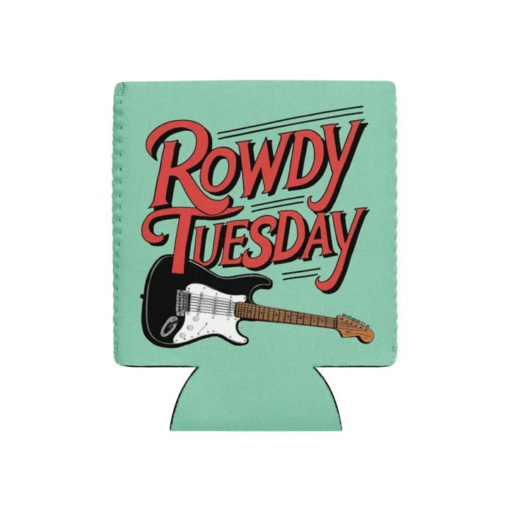 Rowdy Tuesday - Can Koozie product image (1)