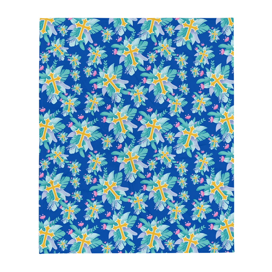 Floral Cross Patterned Blanket product image (6)