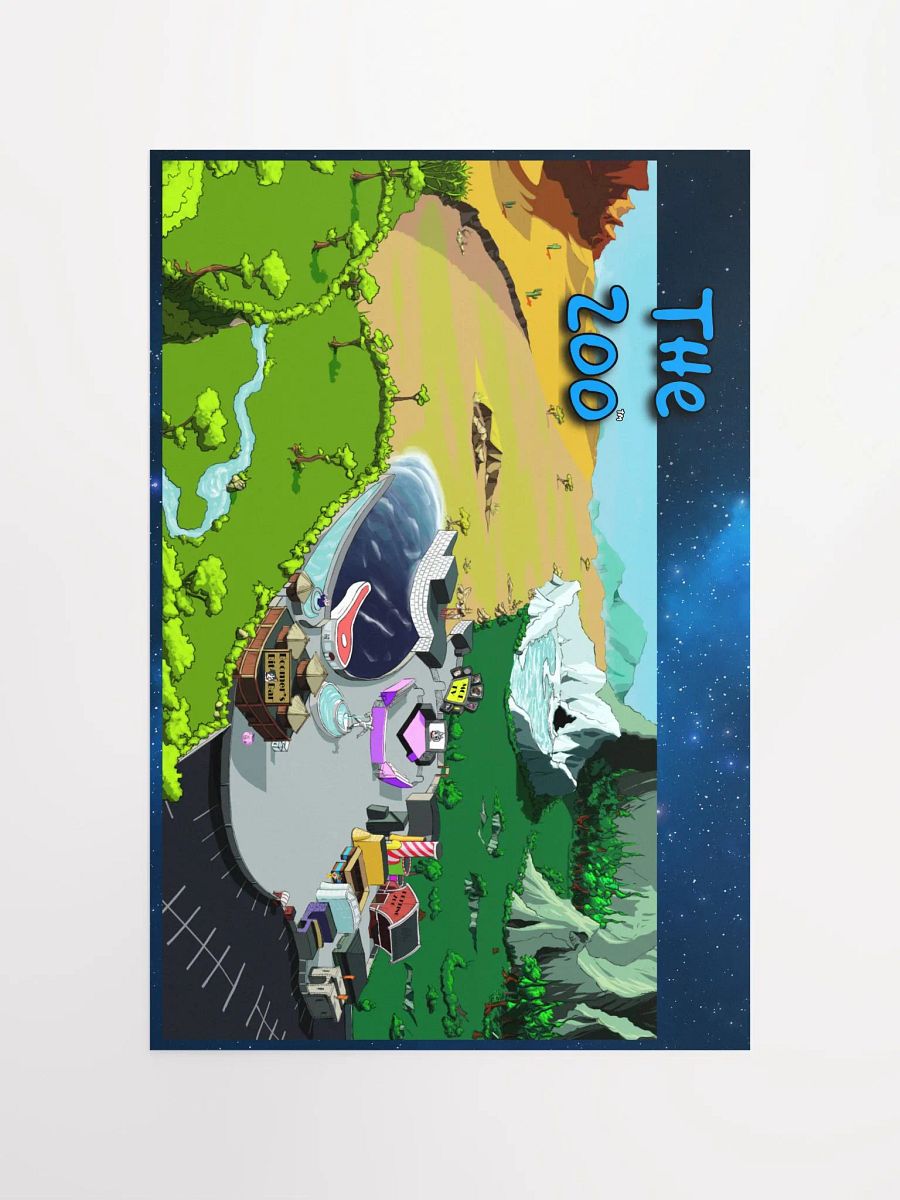 The Zoo™ Map Poster product image (4)