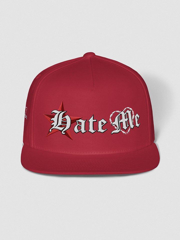 H-Town Hate Me A-Frame Snapback Cap "Summit Red" Colorway product image (1)