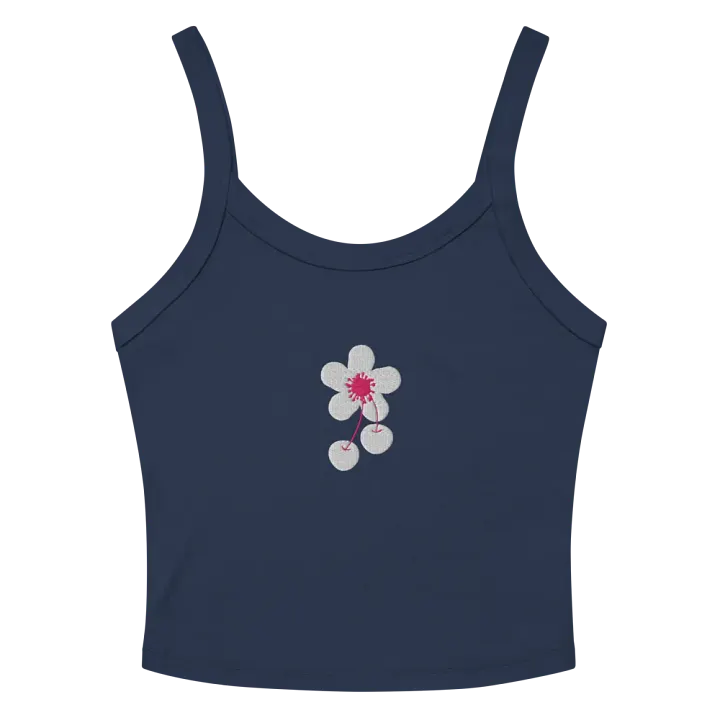 Sakura Cherry Blossom Embroidered Tank Top product image (2)
