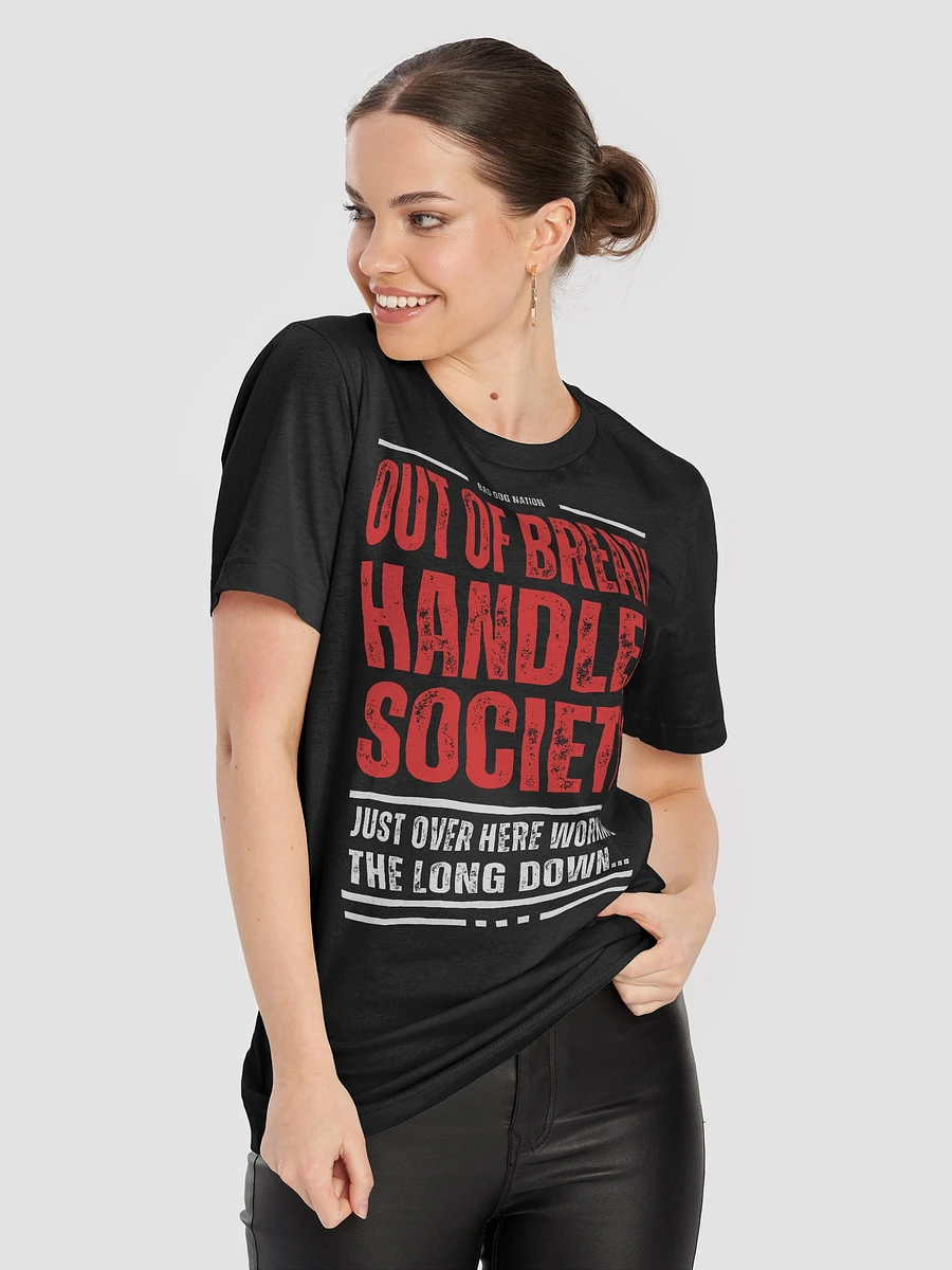 Out of Breath Handler Society - Premium Unisex Adult T-shirt product image (8)