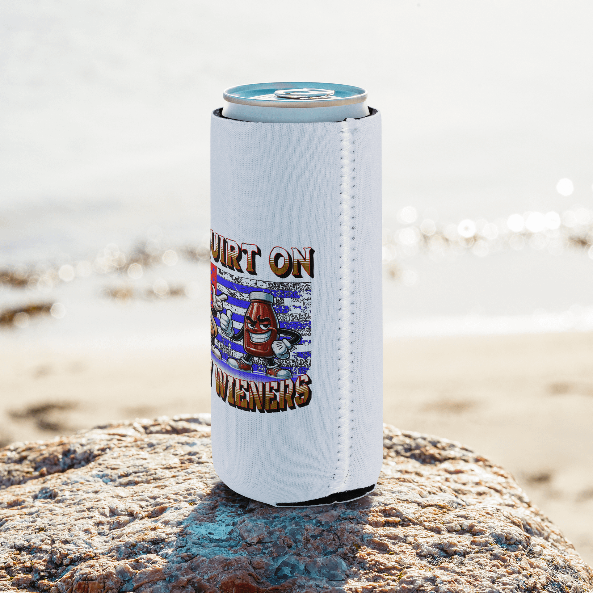 I Squirt On Juicy Wieners Saucy Coozie Can Cooler product image (8)
