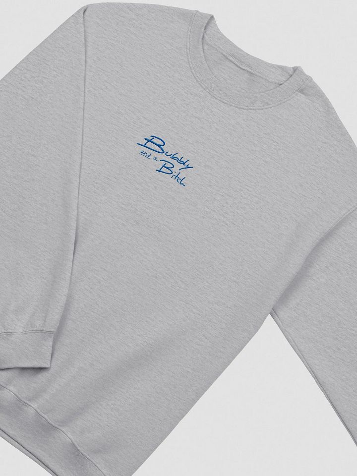 Bubbly and a B*tch embroidered crewneck (royal) product image (1)