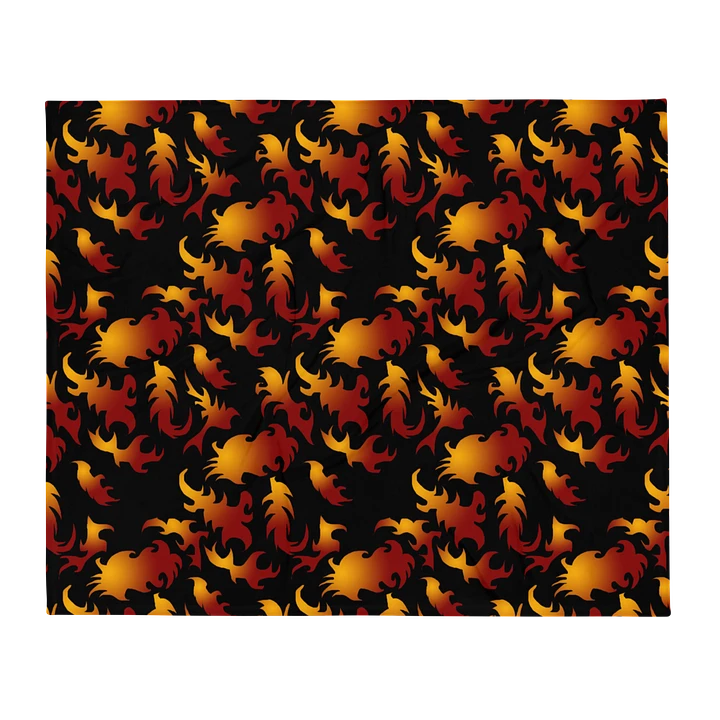 Abstract Flames Pattern Throw Blanket product image (13)