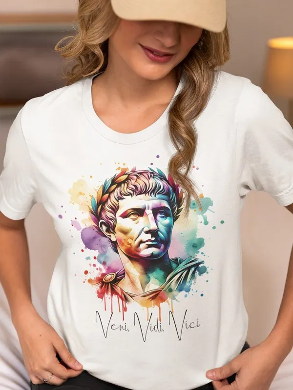 Veni Vidi Vici White Tshirt product image (1)