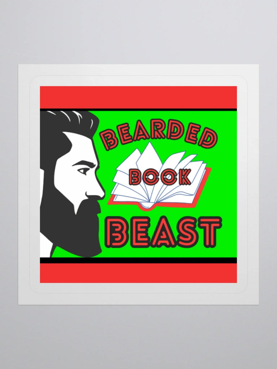 Bearded Book Beast Sticker product image (2)