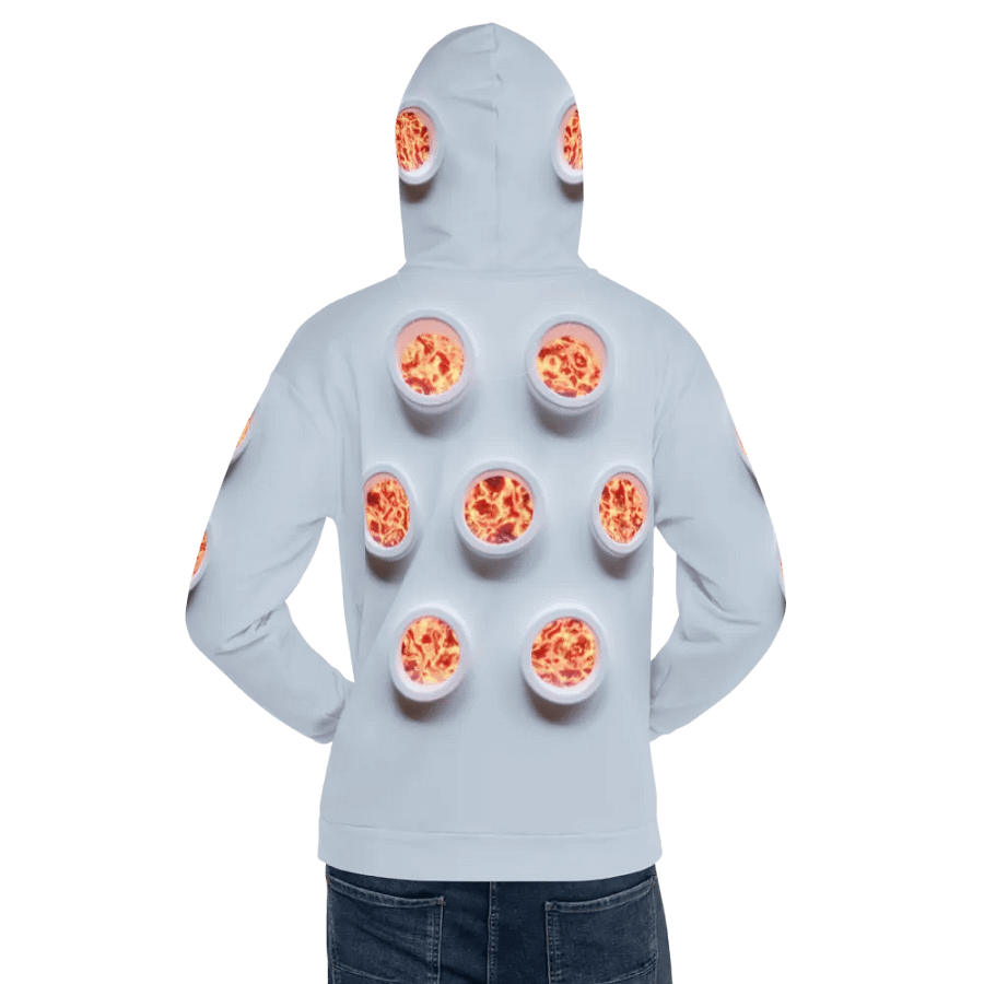 Energy of 3D Magma (unisex hoodie) product image (12)