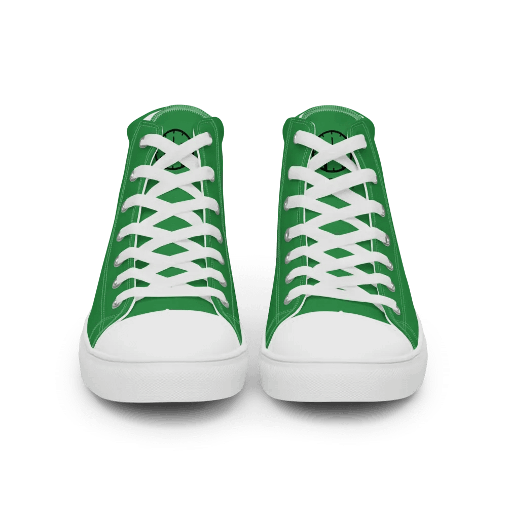 Green Classic Black Logo Canvas High Tops product image (3)