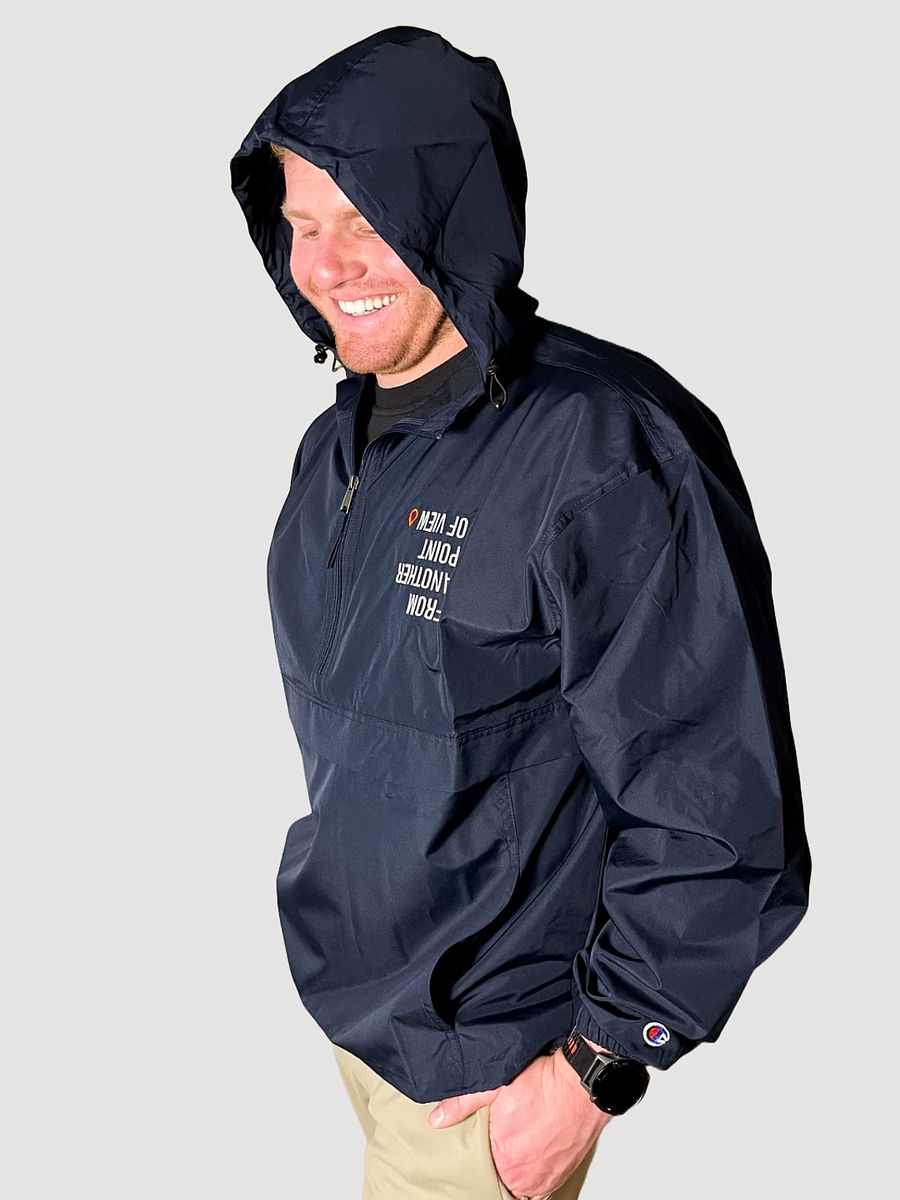 Navy Packable Jacket (From Another Point of View) product image (5)