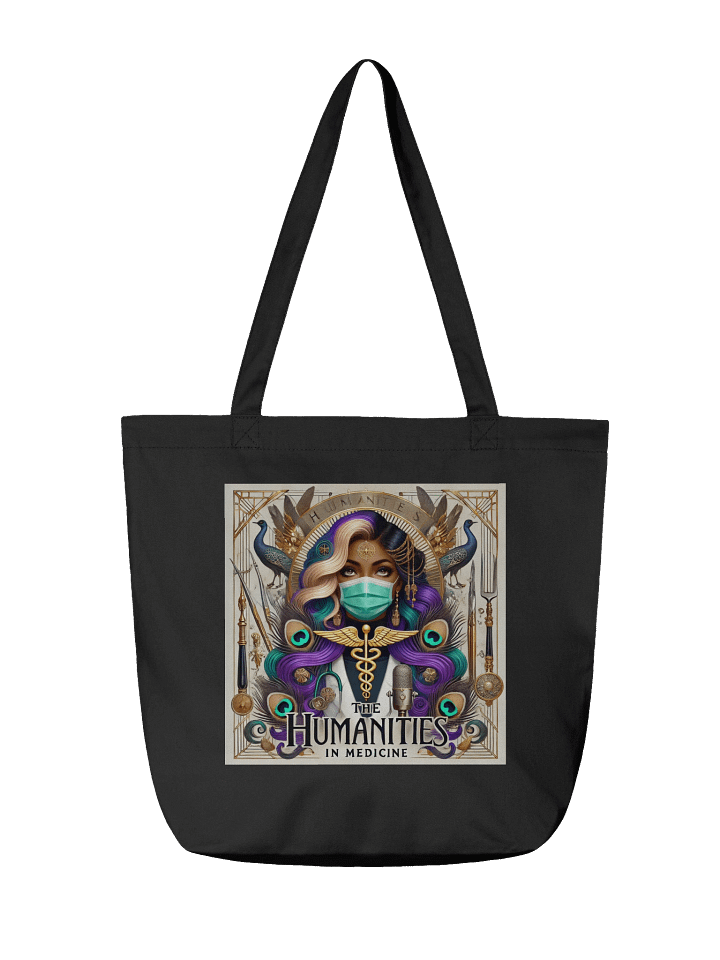 Humanities In Medicine Physician Peacock Muse Ornate Tote Bag product image (2)