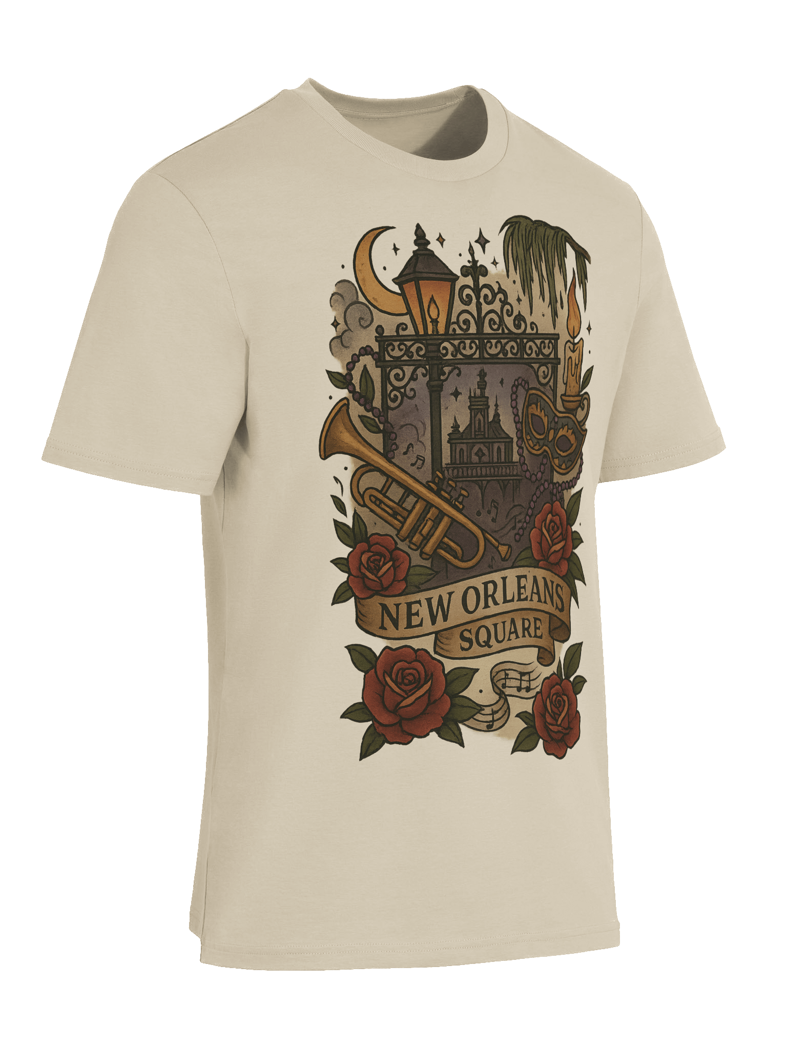 Neo-Traditional New Orleans Square Tee product image (9)