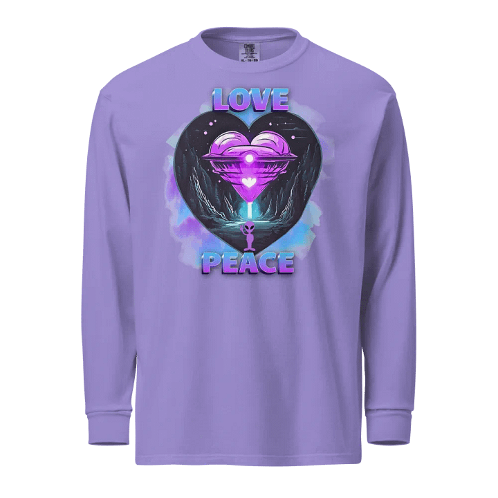 Intergalactic Harmony Heavyweight Long Sleeve Tee product image (6)