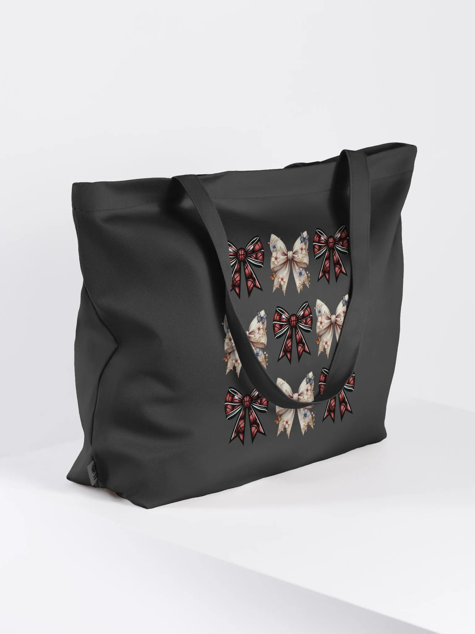 Spring Bow Basketball Fluttering Tote Bag product image (1)