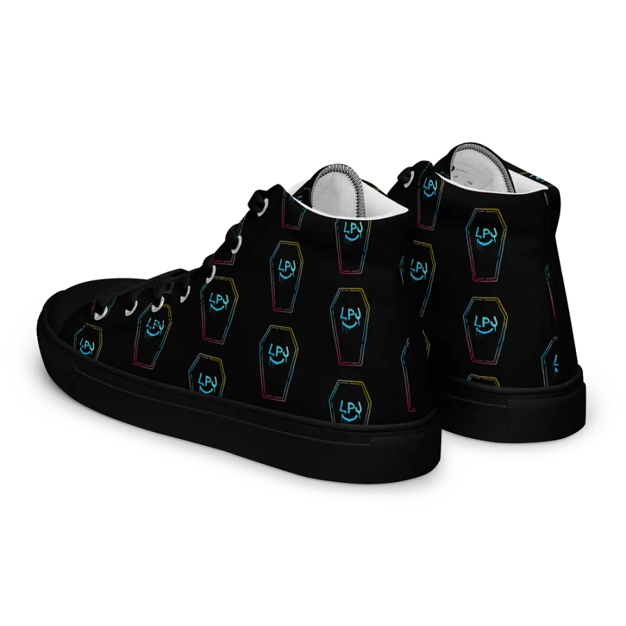 LPJ All-Over Coffin Canvas Print Hi-Tops product image (7)