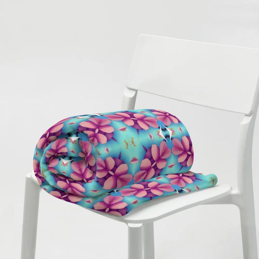 Blush & Bloom Throw Blanket product image (2)
