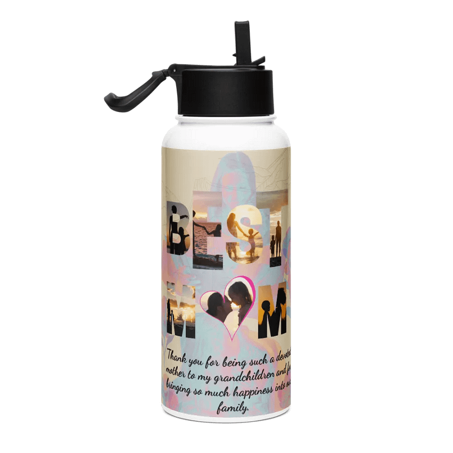 Best Mom Stainless Steel Water Bottle gift for daugters on moms product image (4)