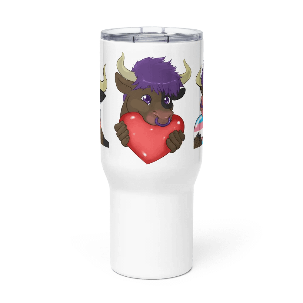 "Cup of Love" Travel Mug With Handle product image (2)