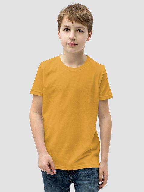 Photo showing Bella+Canvas Youth Short Sleeve T-Shirt