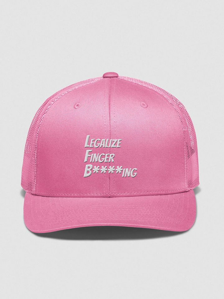 Legalize Finger B****ing Retro Trucker Hat product image (13)