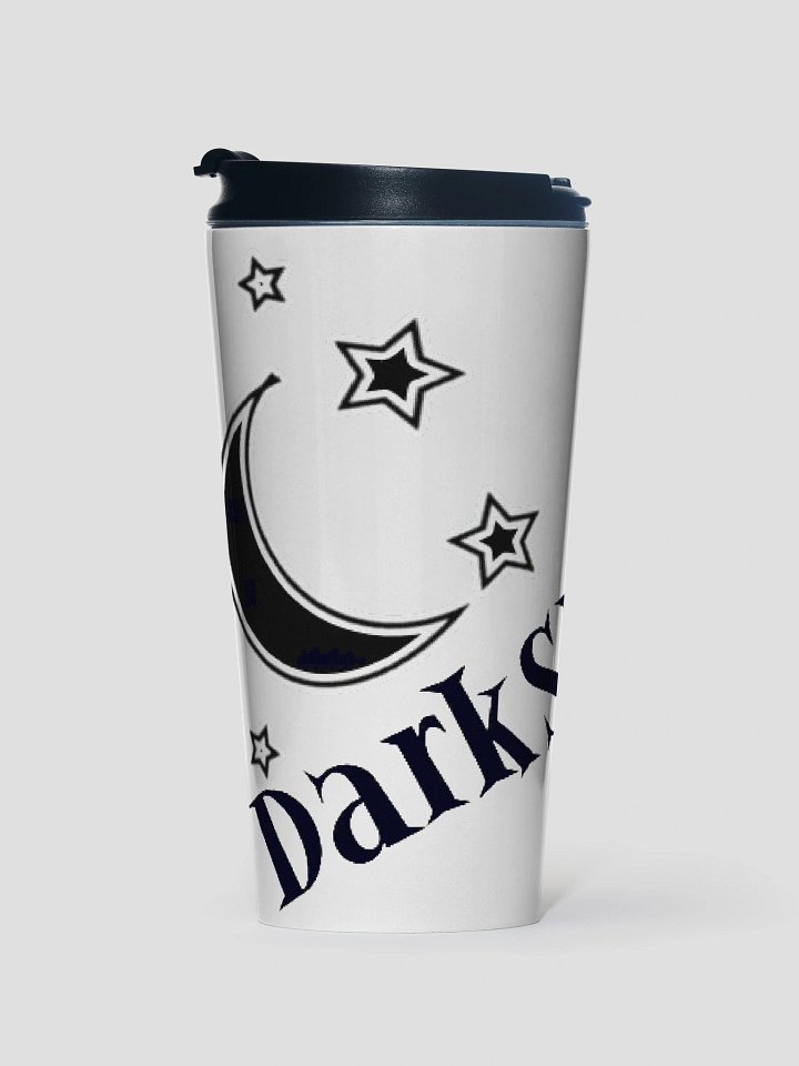 DarkSky Logo Stainless Steel Travel Mug (Black) product image (1)