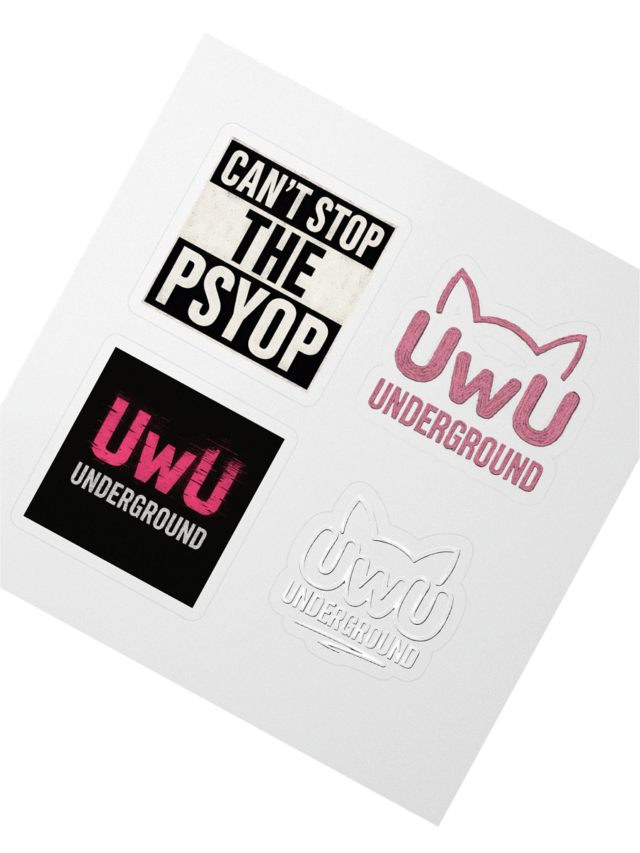 UwU Underground - Lappie Stickers product image (2)