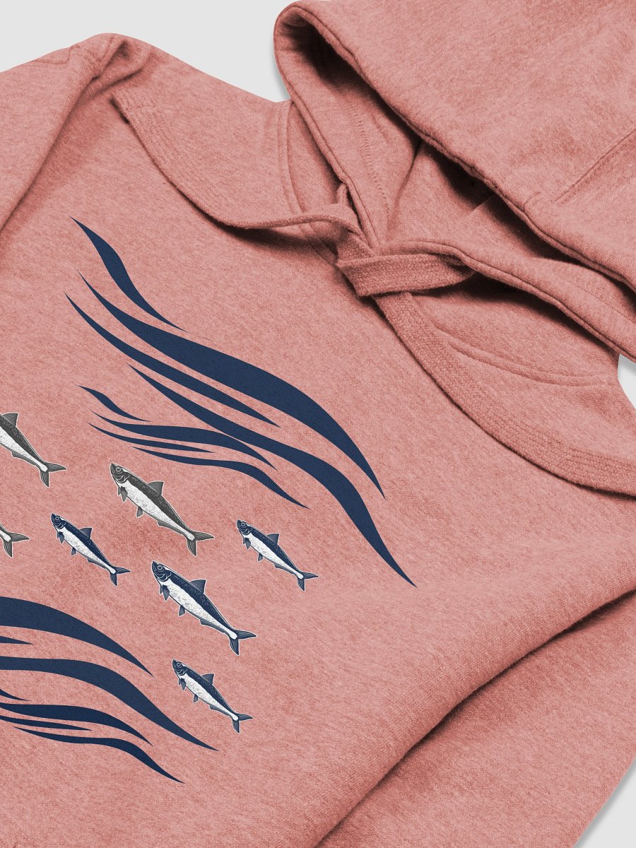 Sardines In Waves Supersoft Heavyweight Unisex Hoodie product image (3)