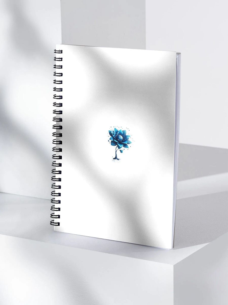 MoonFlower Bloom Spiral Notebook product image (4)