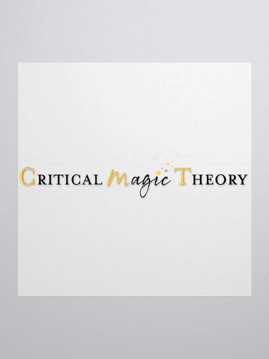 "Critical Magic Theory" Stickers product image (1)