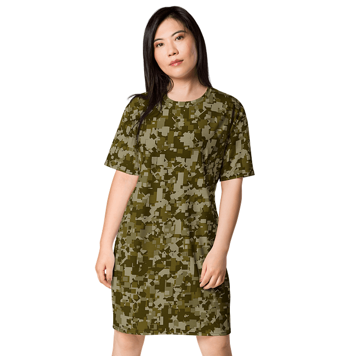 Chic Comfort All-Over T-Shirt Dress product image (1)