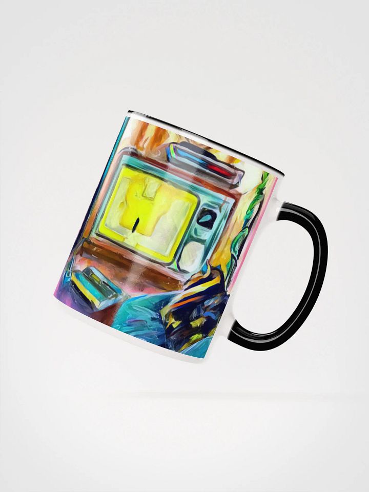 Gamer Cat 80's Living Room Ceramic Mug product image (20)