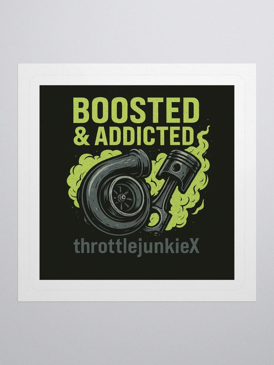 Boosted & Addicted Kiss Cut Stickers product image (1)