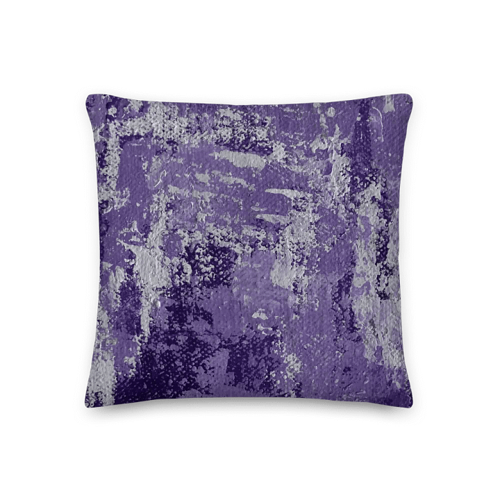 Linen-like Abstract Purple Pillows product image (2)