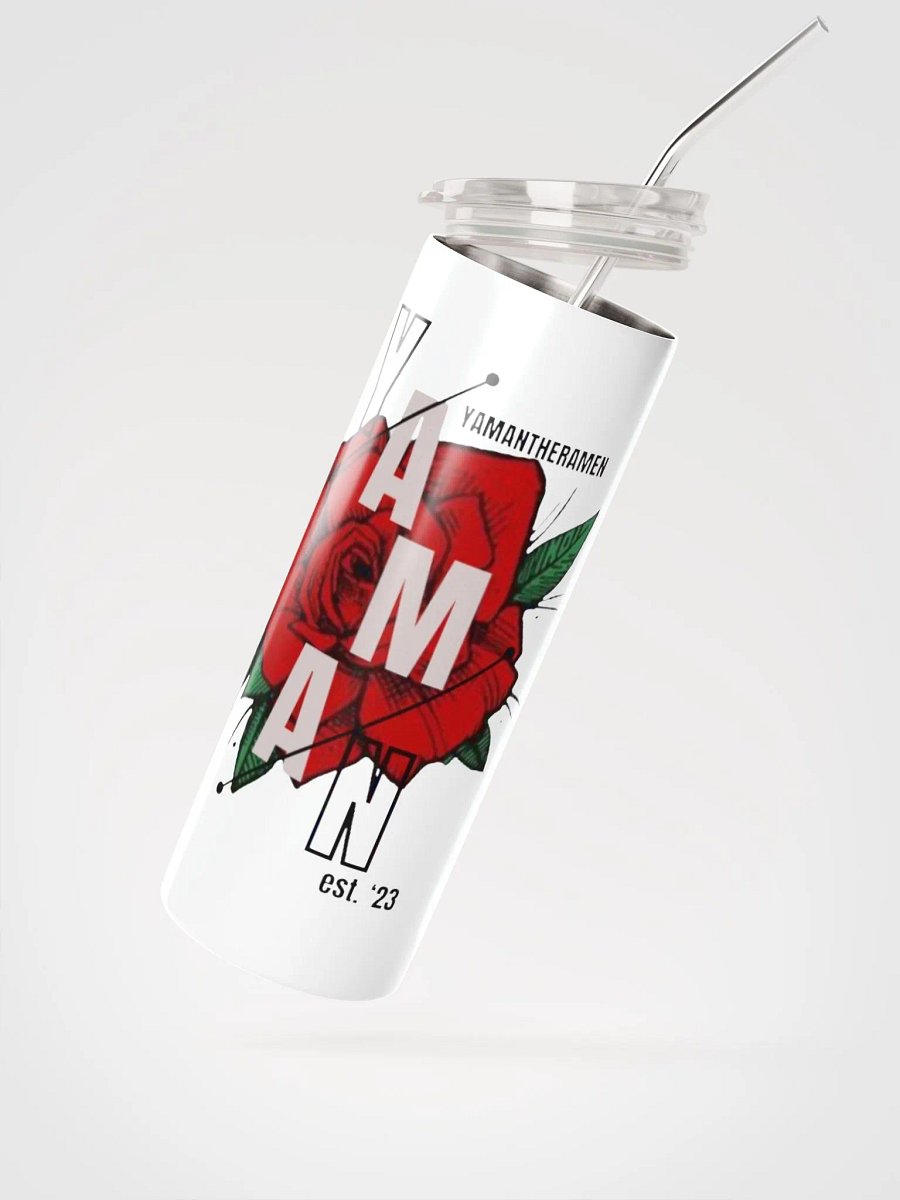 YTR Rose Printed White Travel Thermos product image (2)