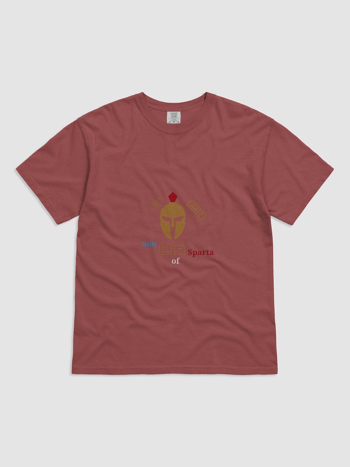 Geometric Spartan Helmet Son of Sparta T-Shirt product image (1)